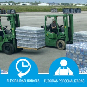 Manipulador de cargas con carretillas elevadoras